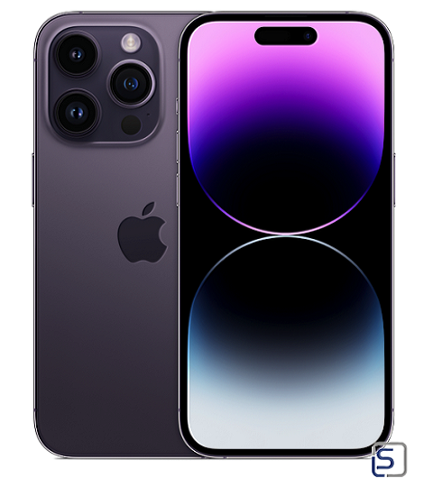 Apple iPhone 14 Pro, 128 GB leasen, Dunkellila MQ0G3ZD/A